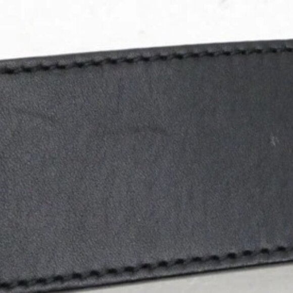 Gucci GG Marmont Black Leather Belt with Gold Buckle Size 110/44 - Picture 8 of 16